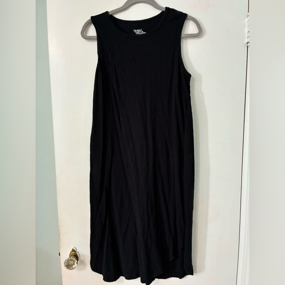 Black midi  Sleeveless Dress